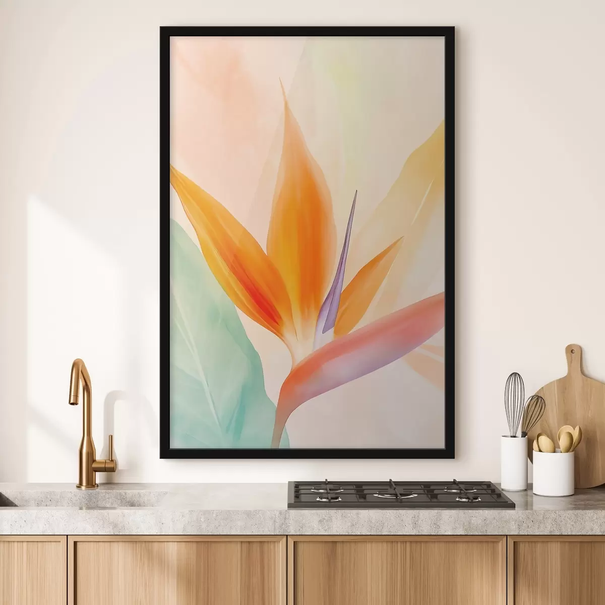 Affiche Fleur de strelitzia tropicale f49379
