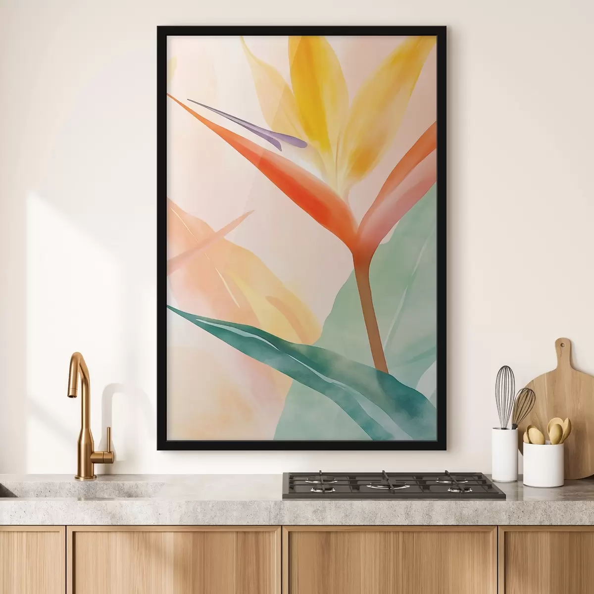 Affiche L'oiseau de paradis : botanique tropicale f49380