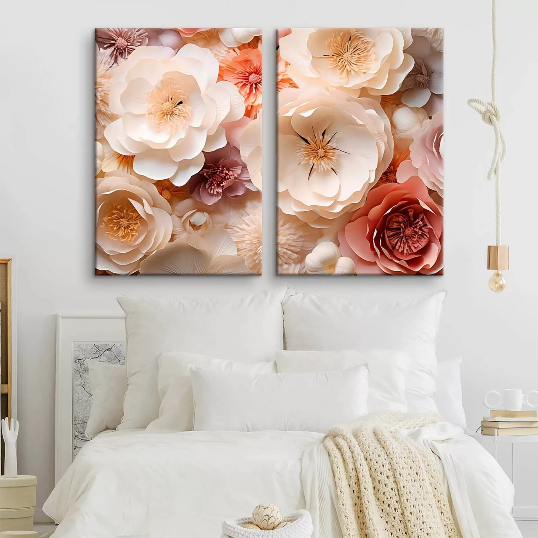  Peintures Roses volumétriques haut de gamme m30602
