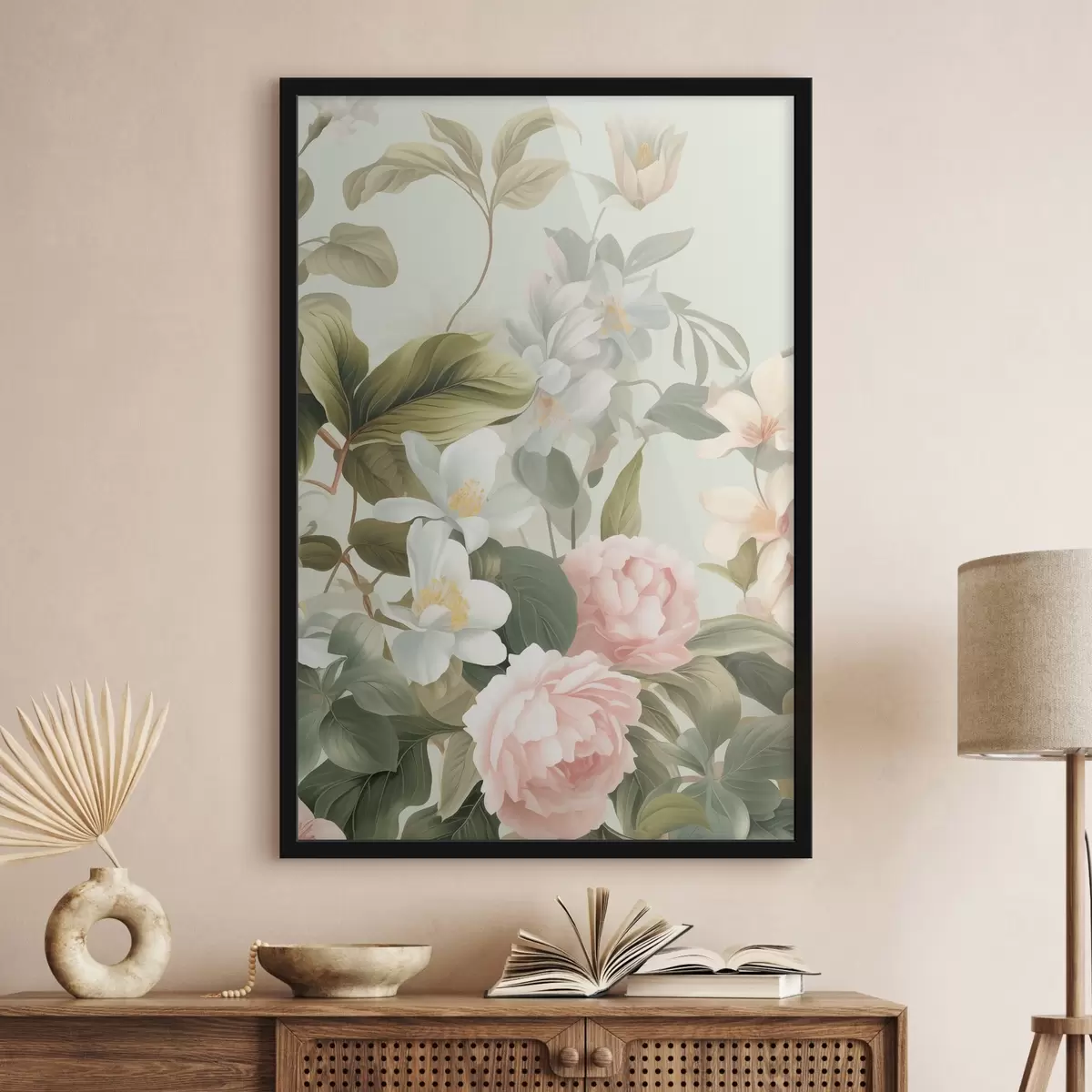 Affiche Roses de jardin délicates f49732