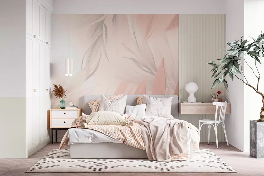 Fotobehang Puntige bladeren w05742