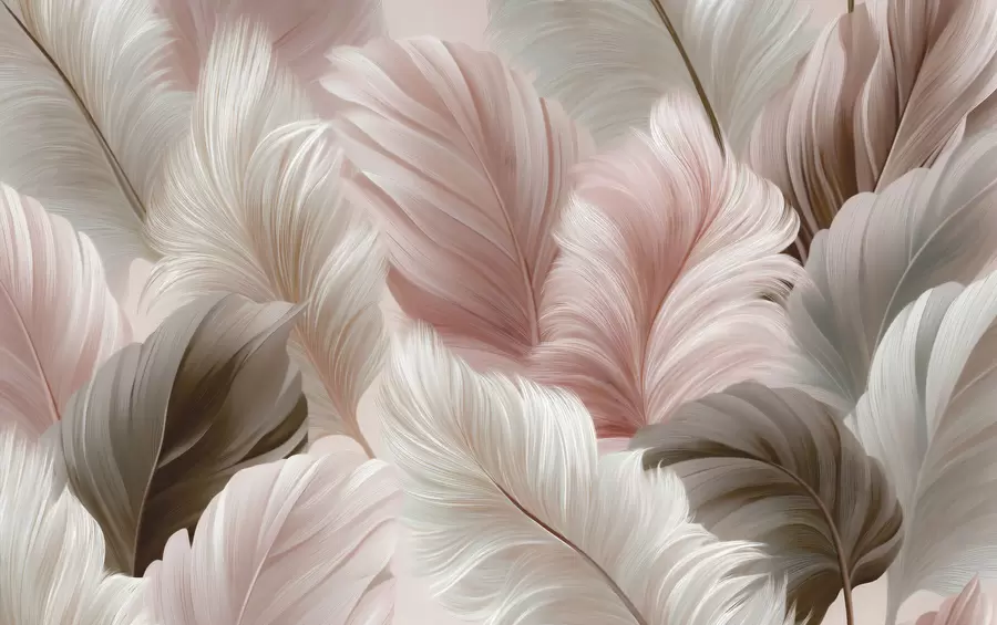 Papier peint photo Plumes w05743