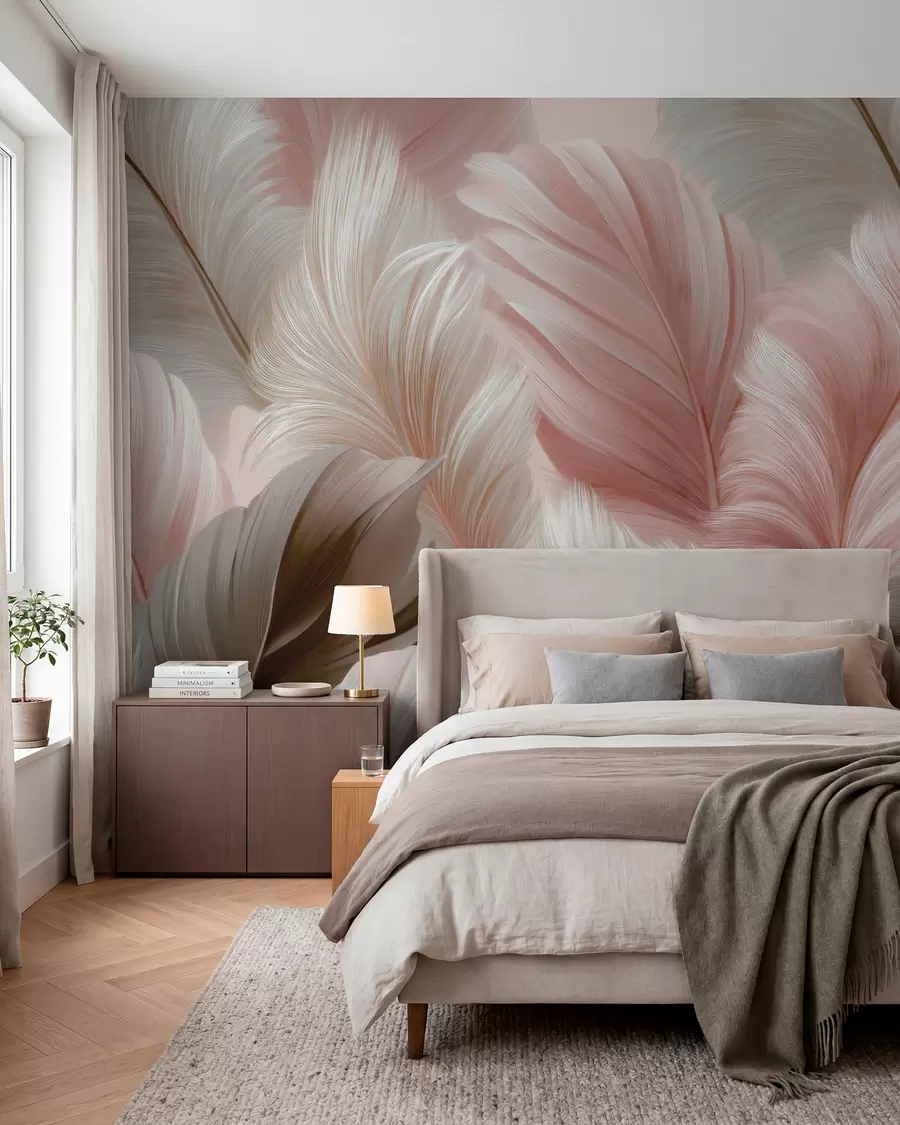 Papier peint photo Plumes w05743