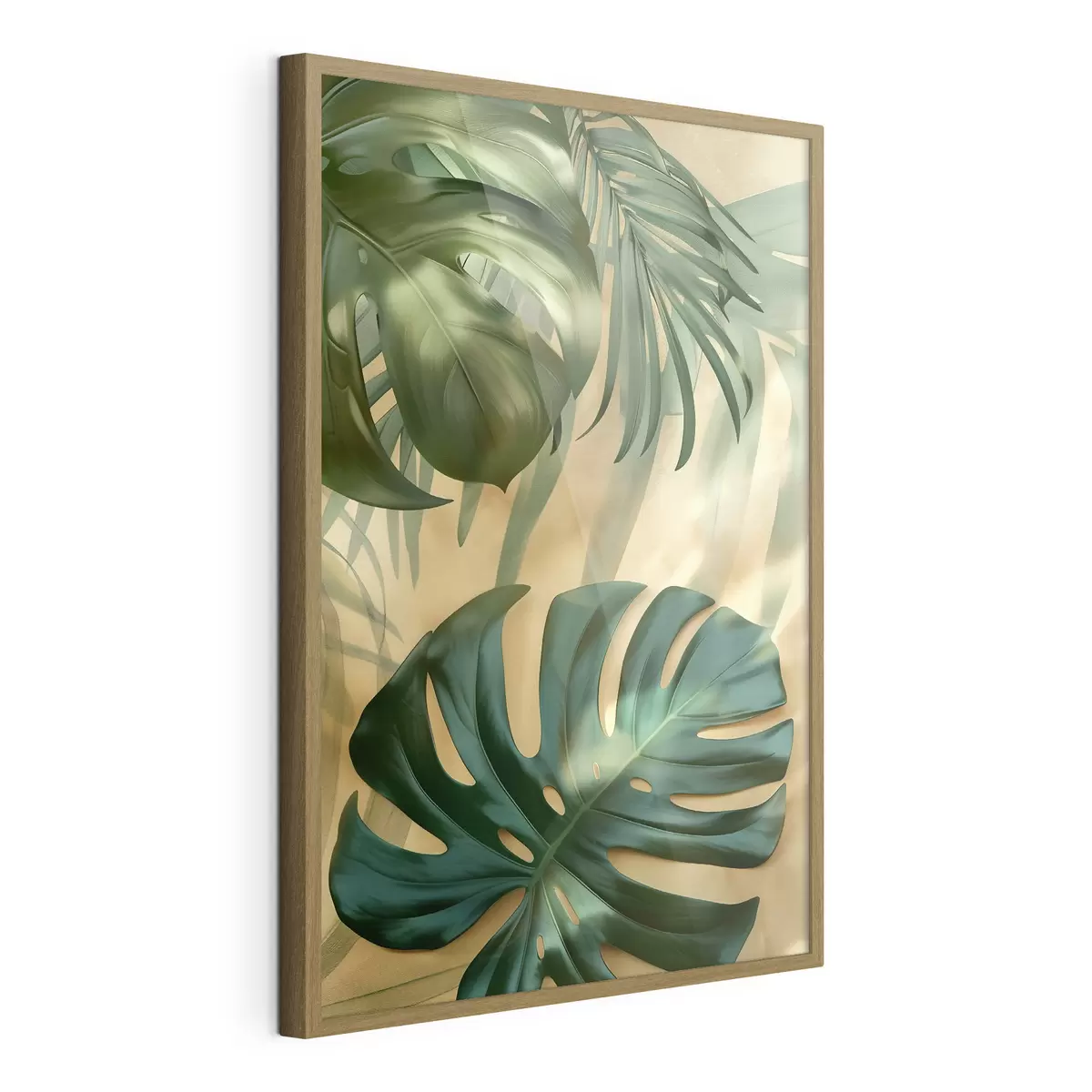 Affiche Monstera et feuillages tropicaux f49552