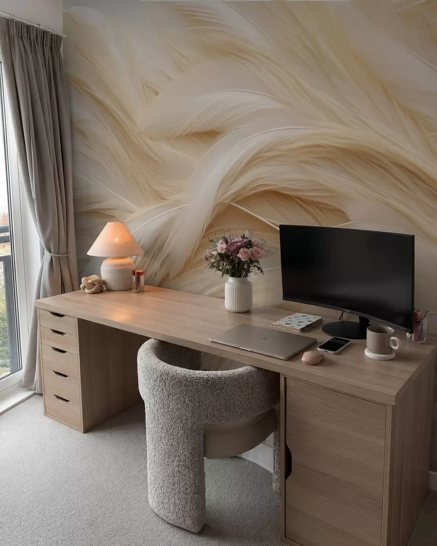 Fotobehang Fijne veren w05718