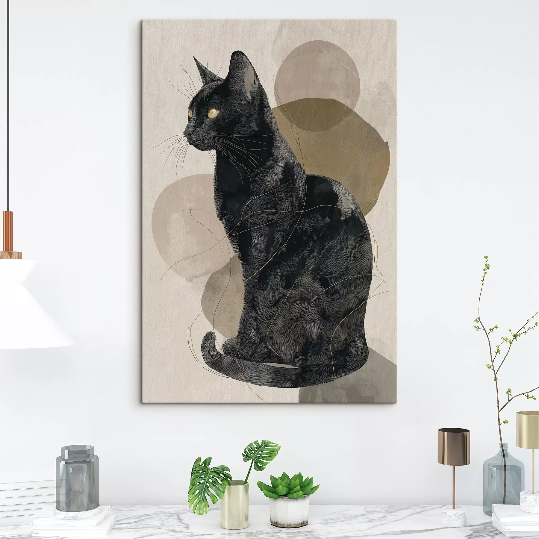  Peintures Chat noir s49838