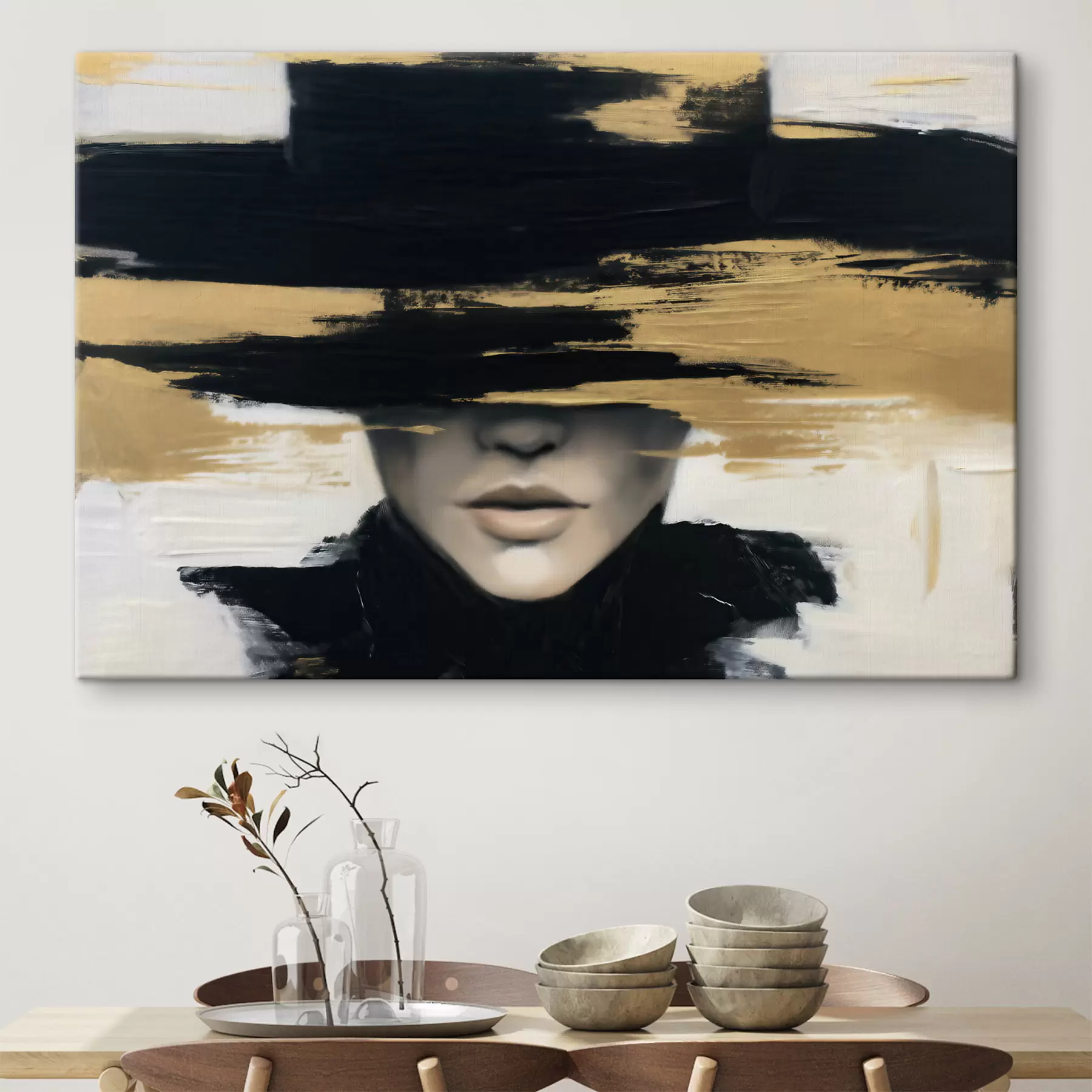  Peintures Silhouette abstraite s49803