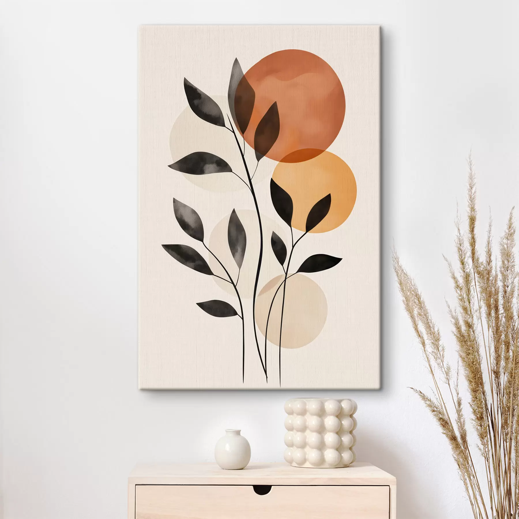  Peintures Feuilles abstraites s49806