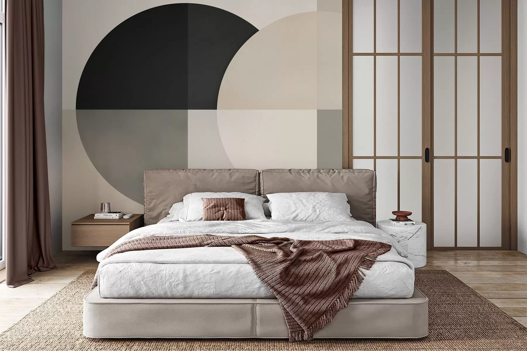Fotobehang Geometrische abstractie w05779