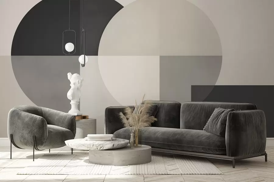 Fotobehang Geometrische abstractie w05779
