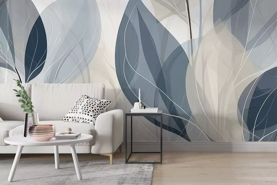 Fotobehang Fluisterende bladeren w09970