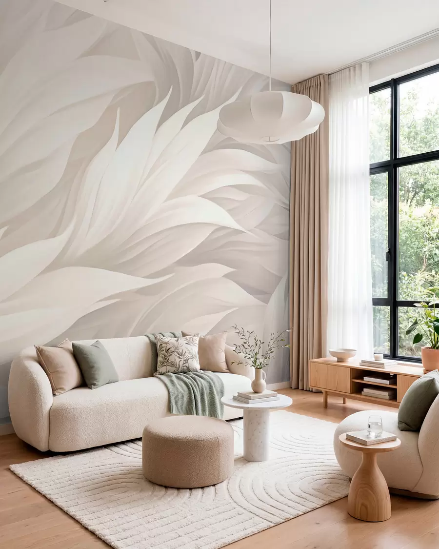 Papier peint photo Plumes w05773