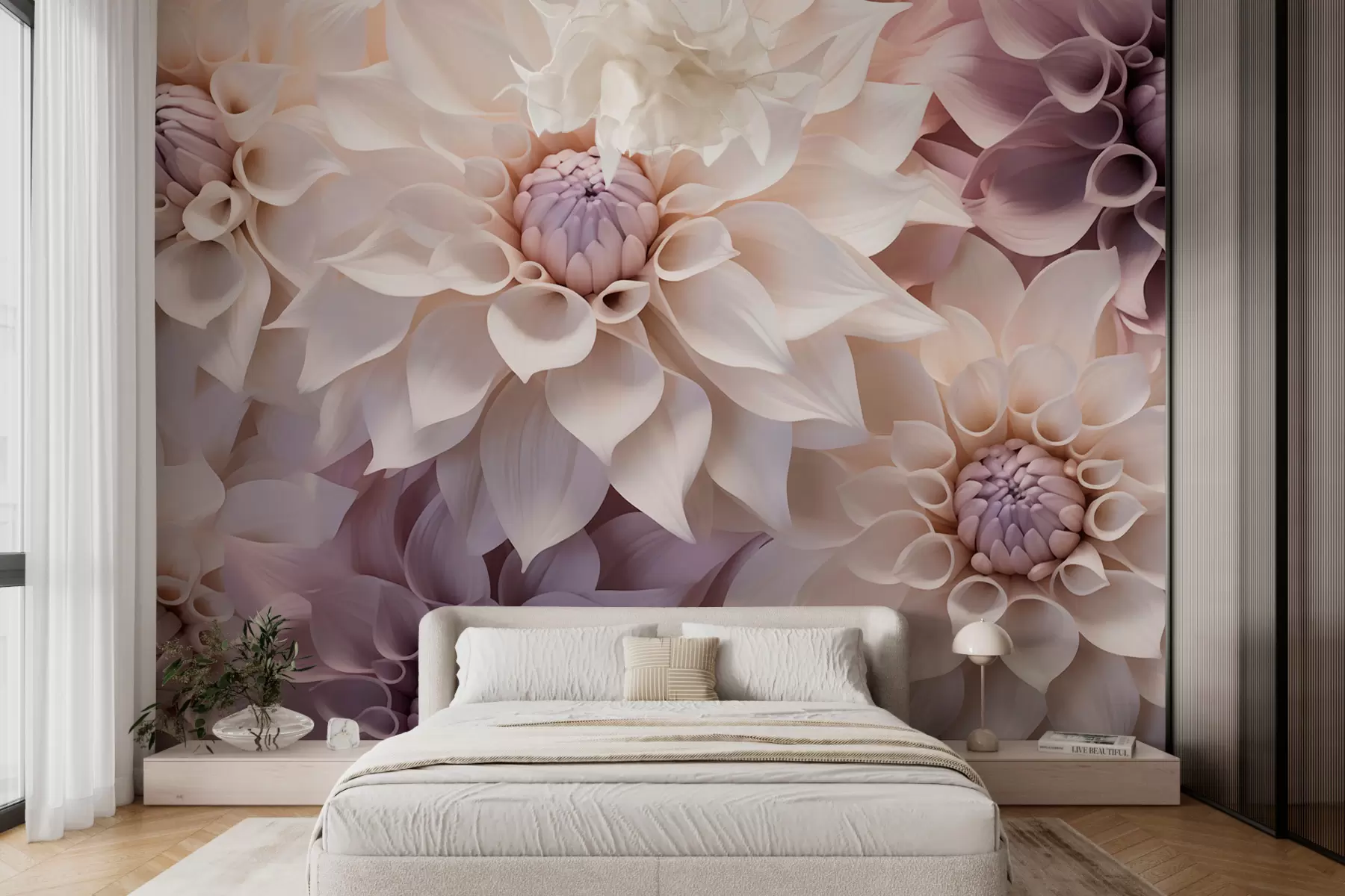 Papier peint photo Fleurs classiques w05774