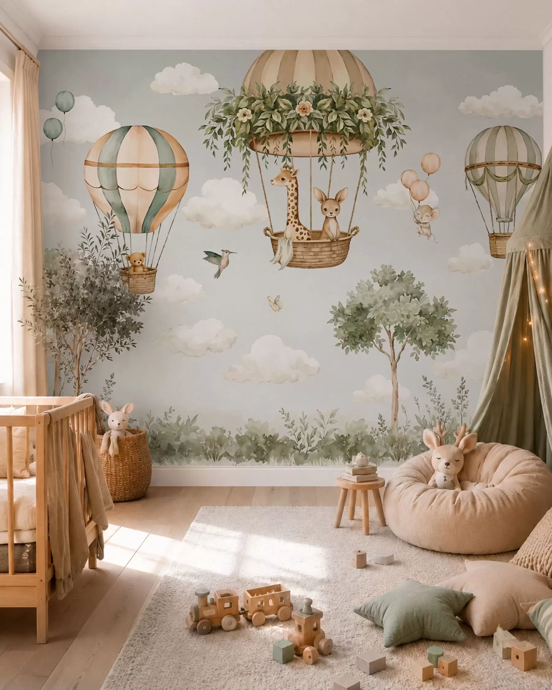Fotobehang Ballonavonturen w05738