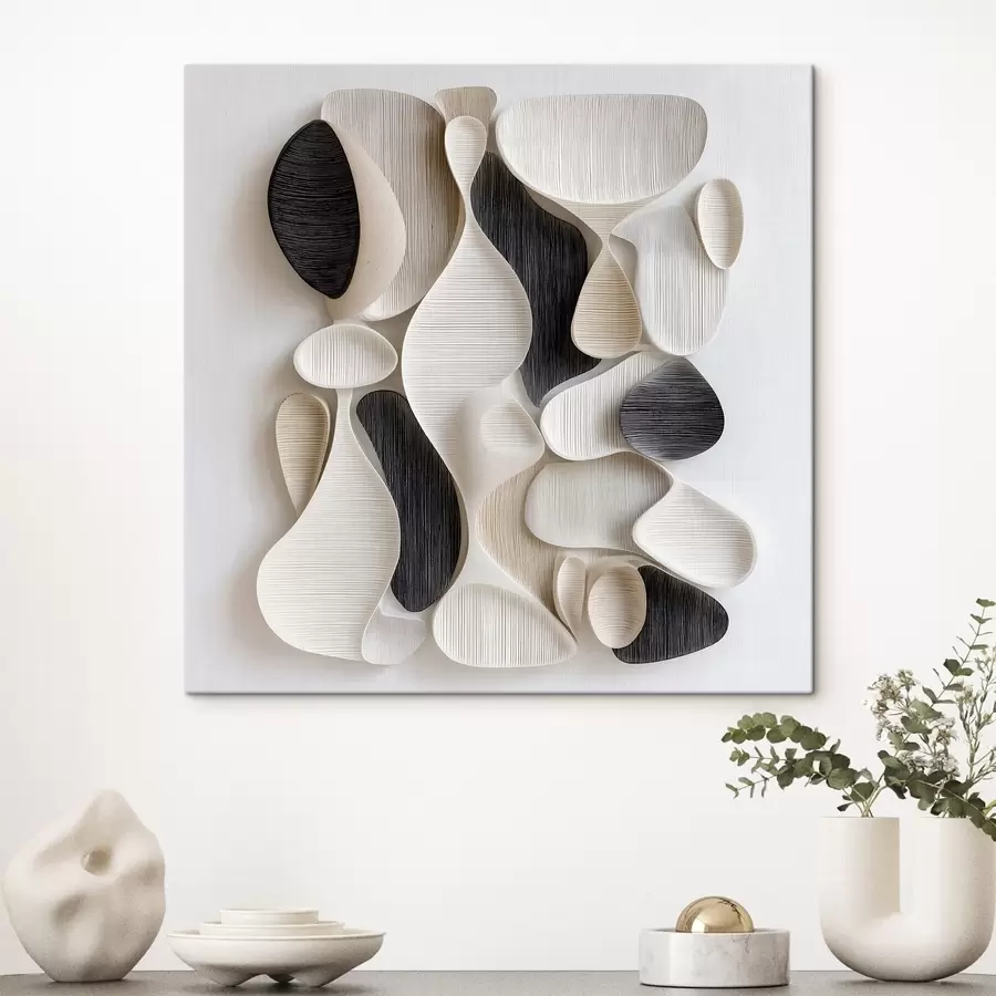  Peintures Une composition dans le style d'un bas-relief architectural moderne s49888