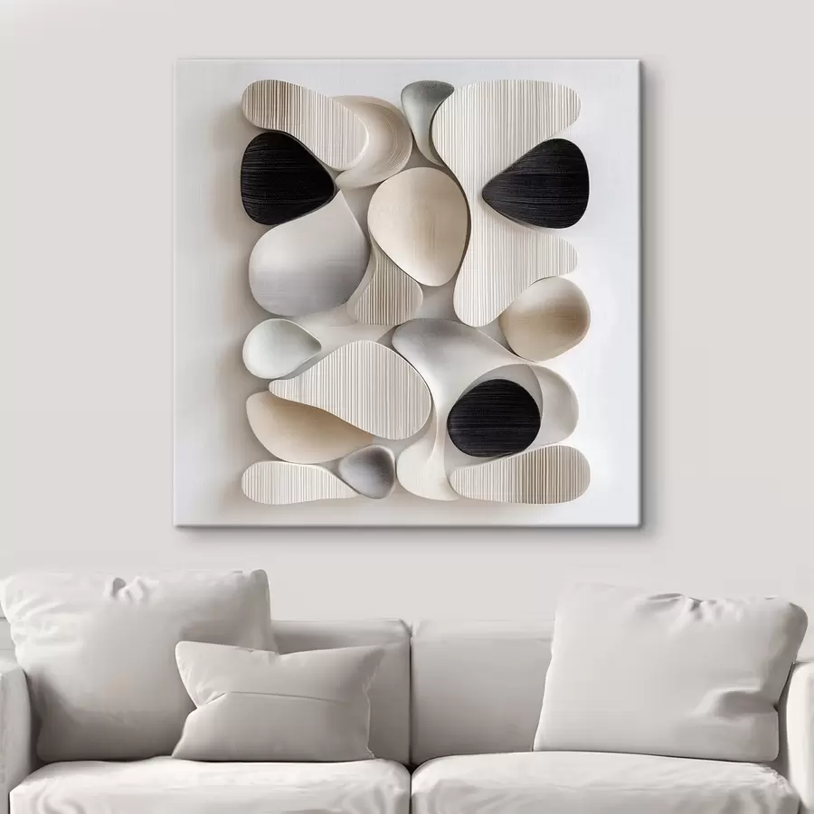  Peintures Une composition dans le style d'un bas-relief architectural moderne s49889