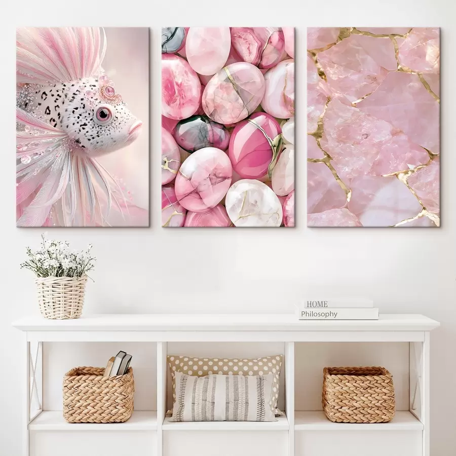  Peintures Fantaisie rose de luxe m30723