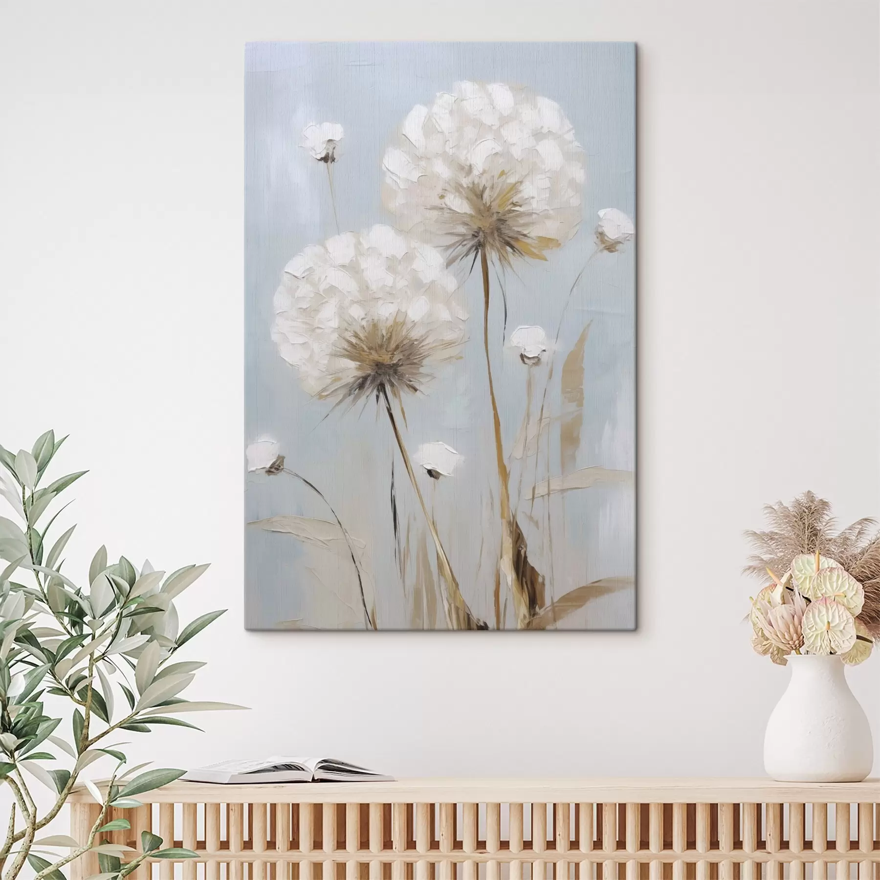  Peintures Peinture imitant des pissenlits s49896