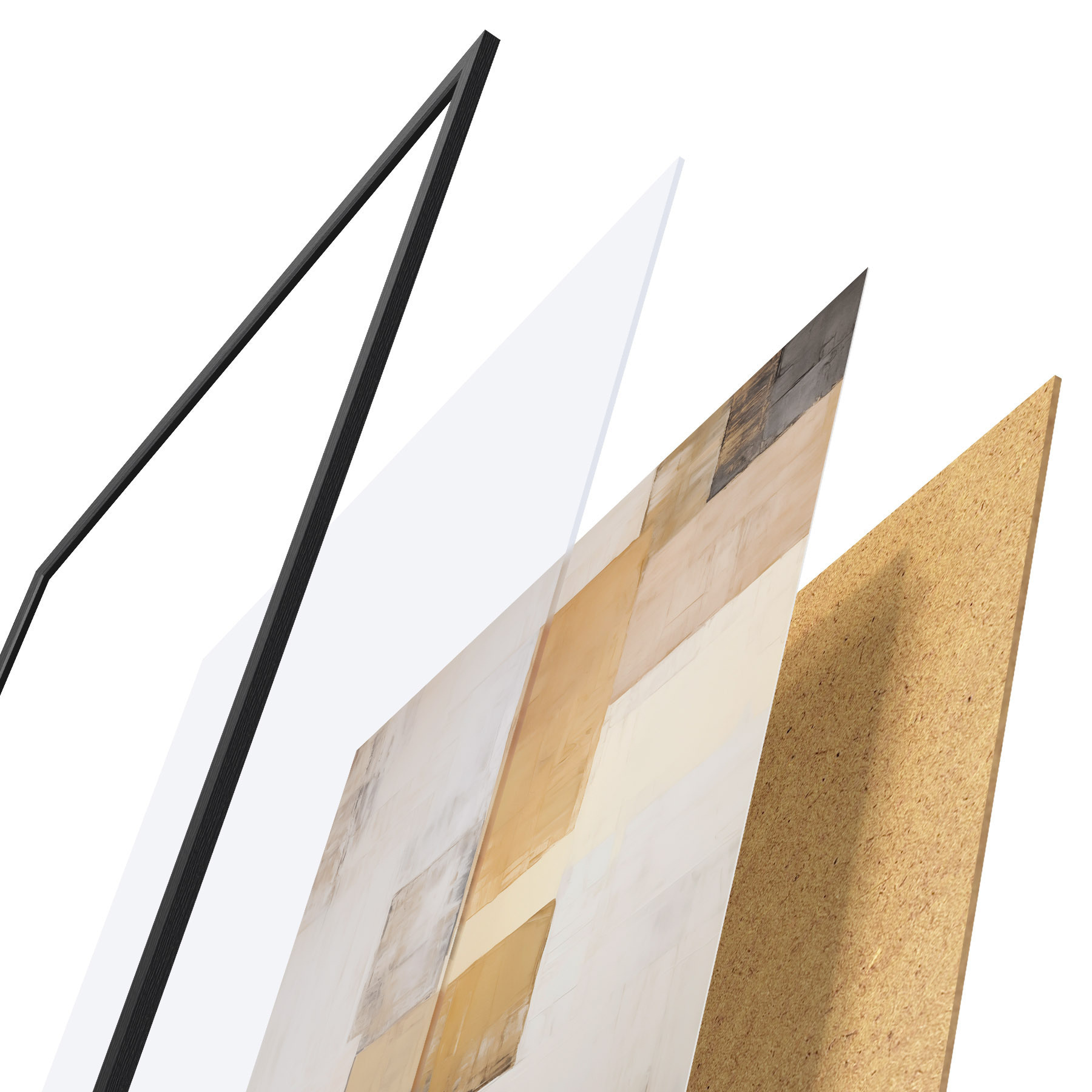Affiche Abstraction imitation de la peinture f49897
