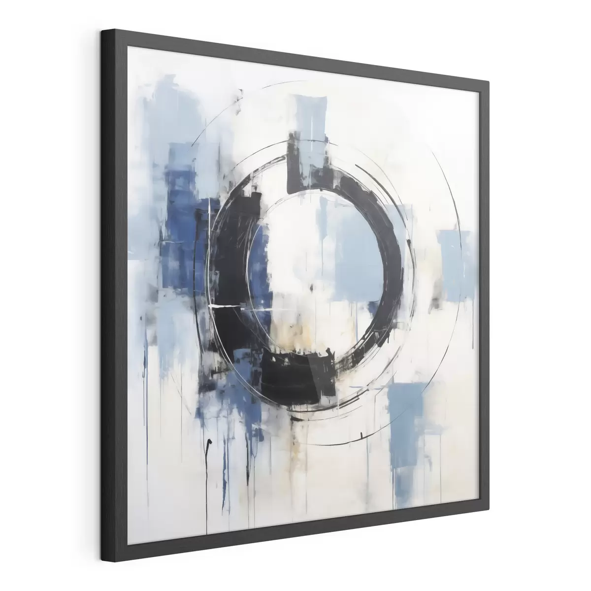 Affiche Composition abstraite avec un motif circulaire, imitation de peinture f49899
