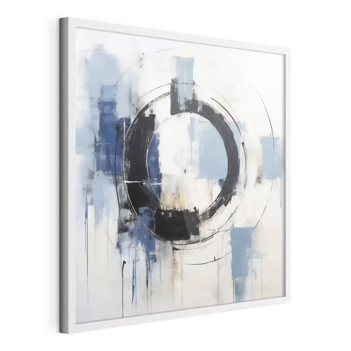 Affiche Composition abstraite avec un motif circulaire, imitation de peinture f49899
