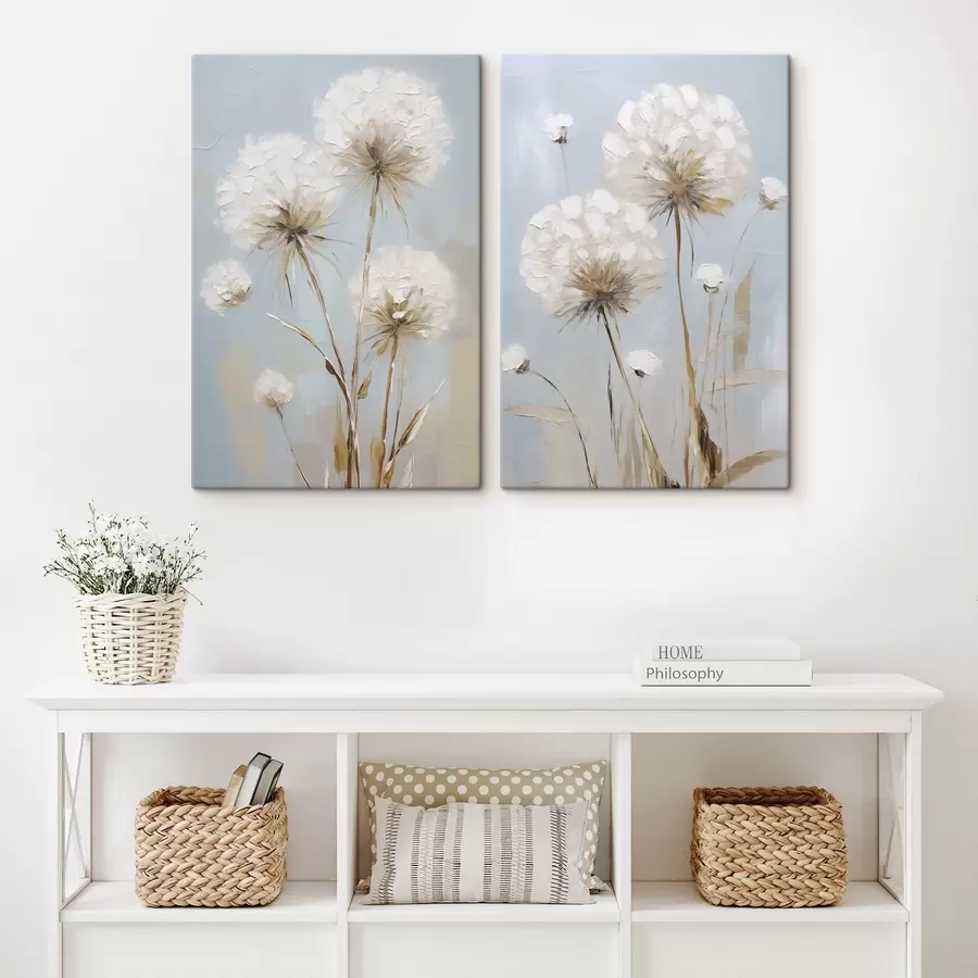  Peintures Peinture imitant des pissenlits m30731