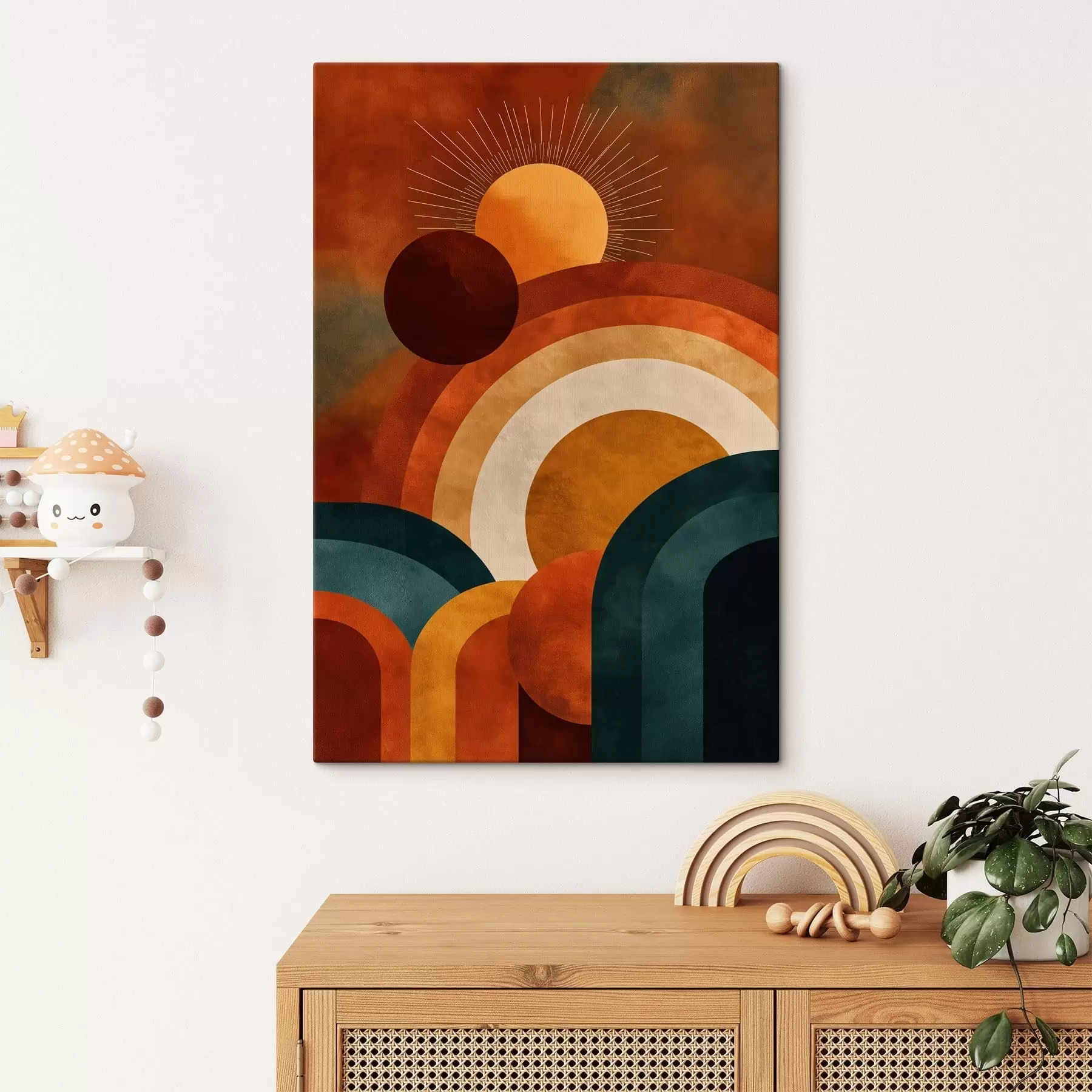  Peintures La géométrie et le Soleil s49911