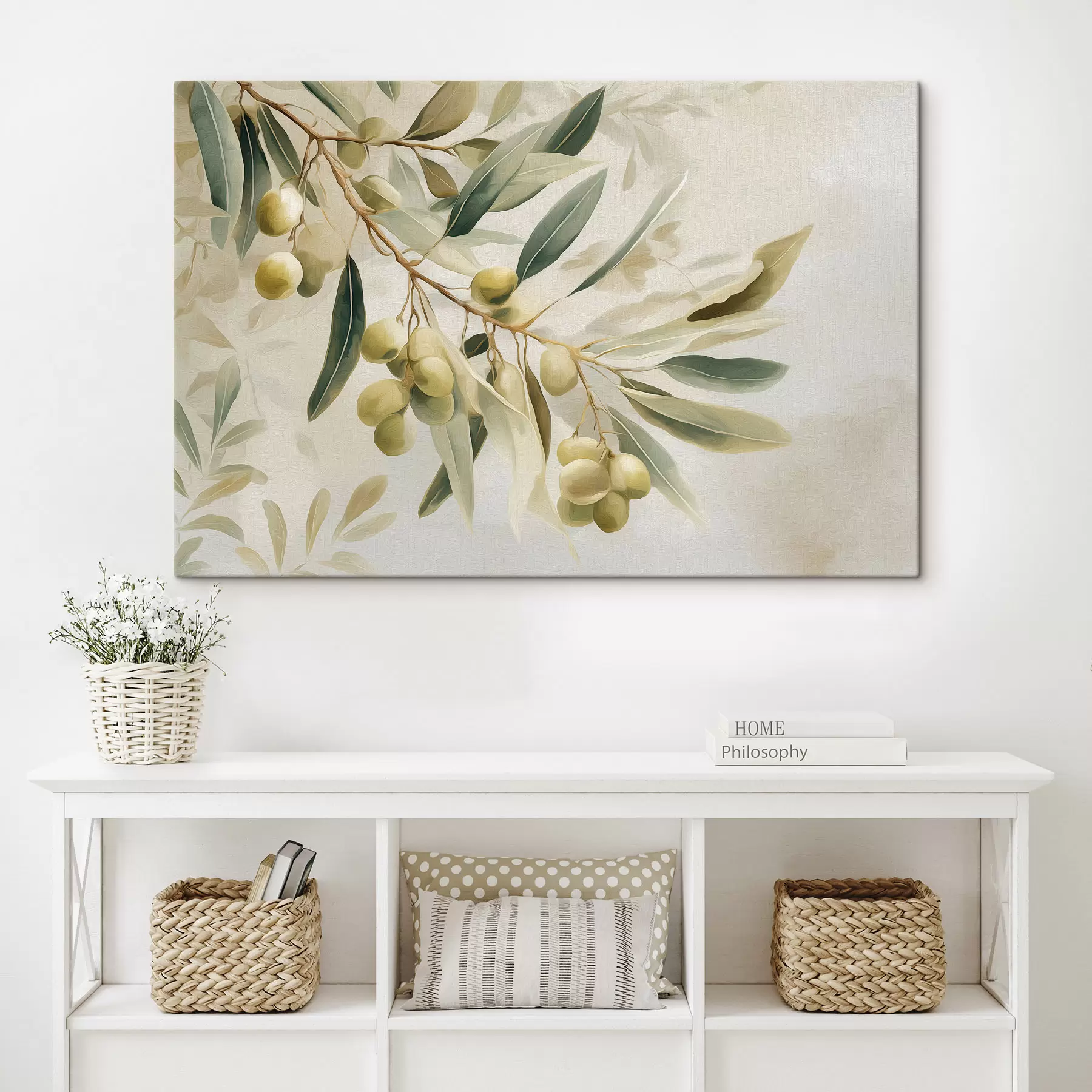  Peintures Une branche d'olivier s49930