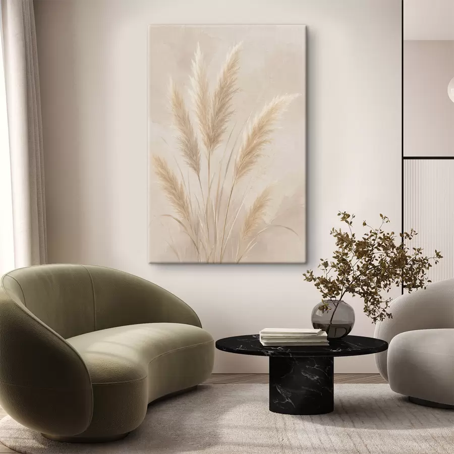  Peintures Épis de maïs et herbe de la pampa s49932