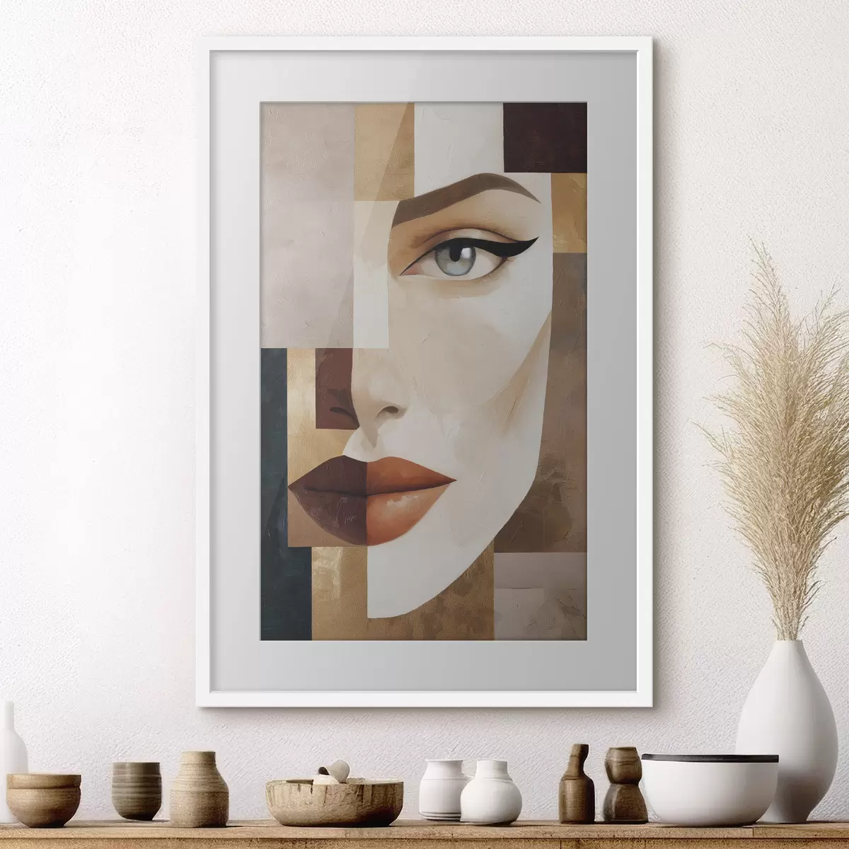Affiche Un visage abstrait f49934
