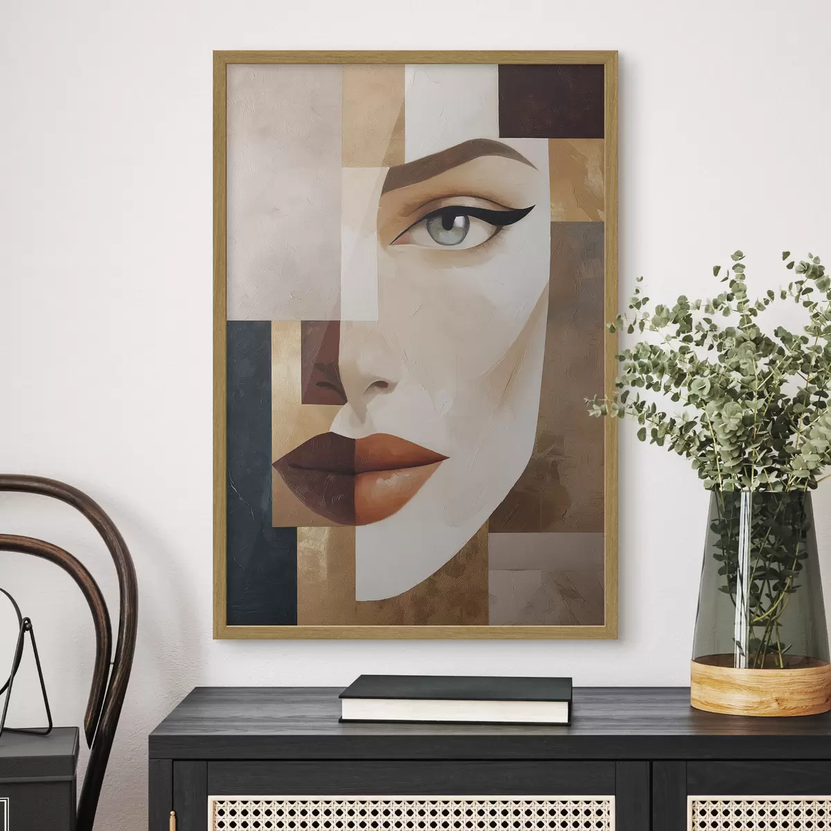 Affiche Un visage abstrait f49934