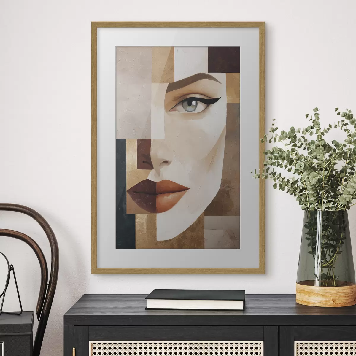 Affiche Un visage abstrait f49934
