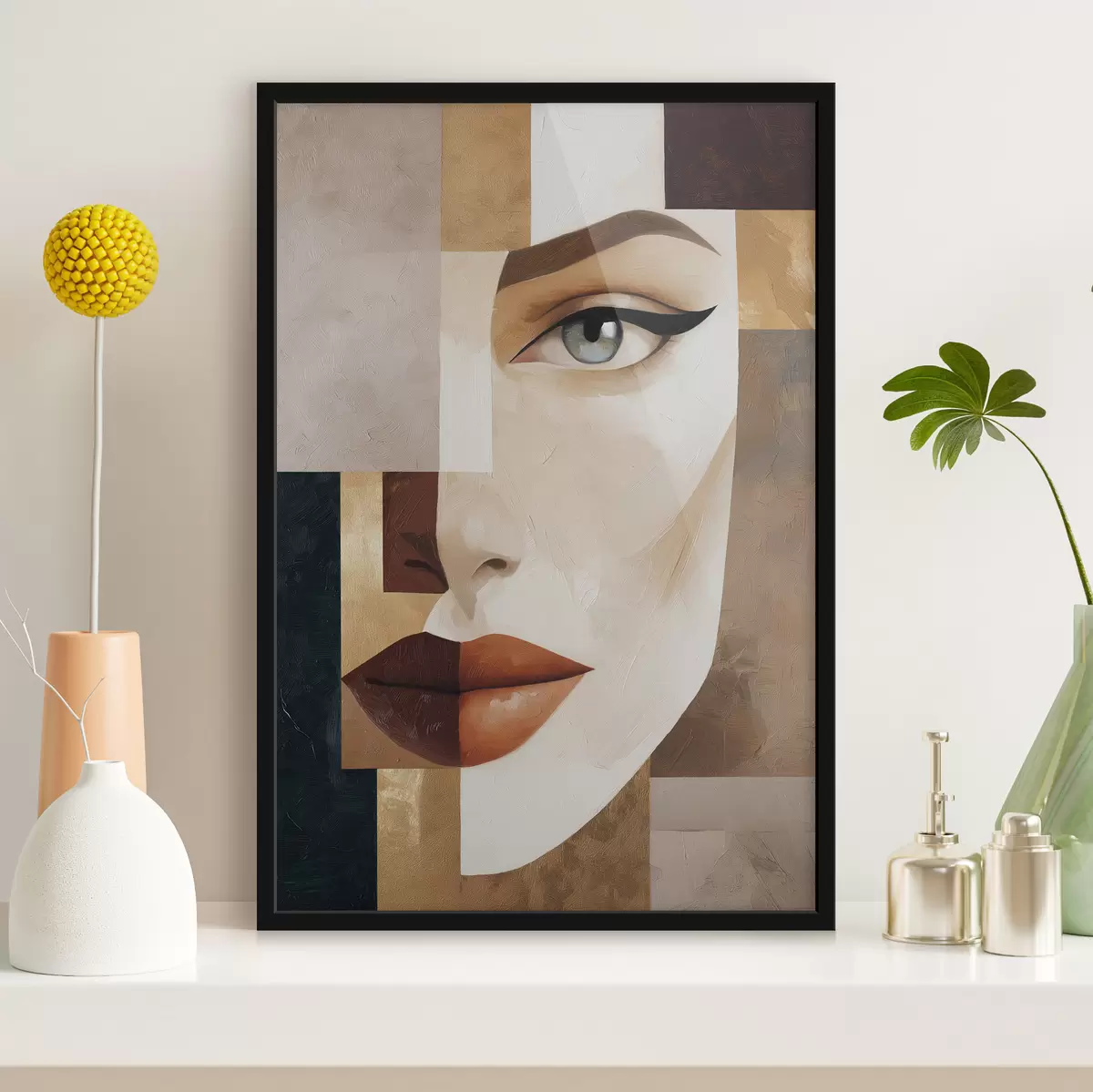 Affiche Un visage abstrait f49934