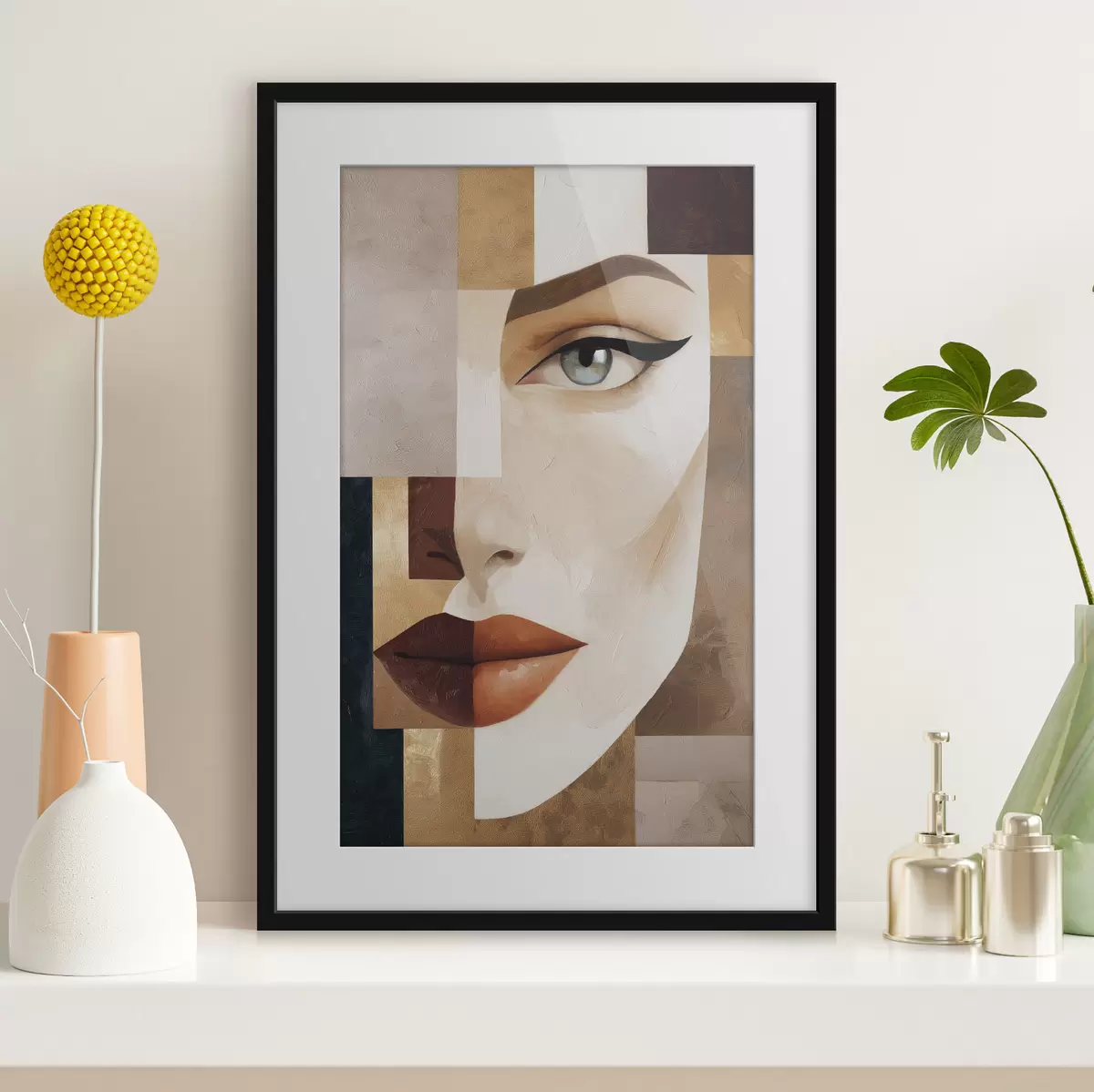 Affiche Un visage abstrait f49934