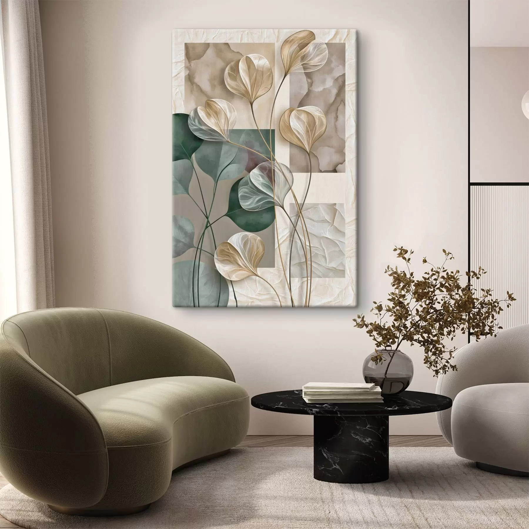  Schilderijen Botanische abstractie s49759