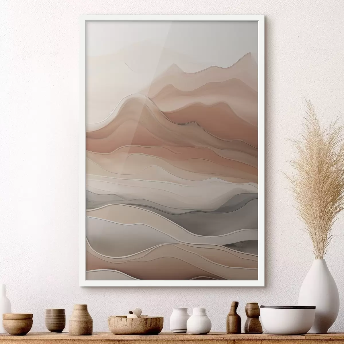 Affiche Abstraction neutre f49997