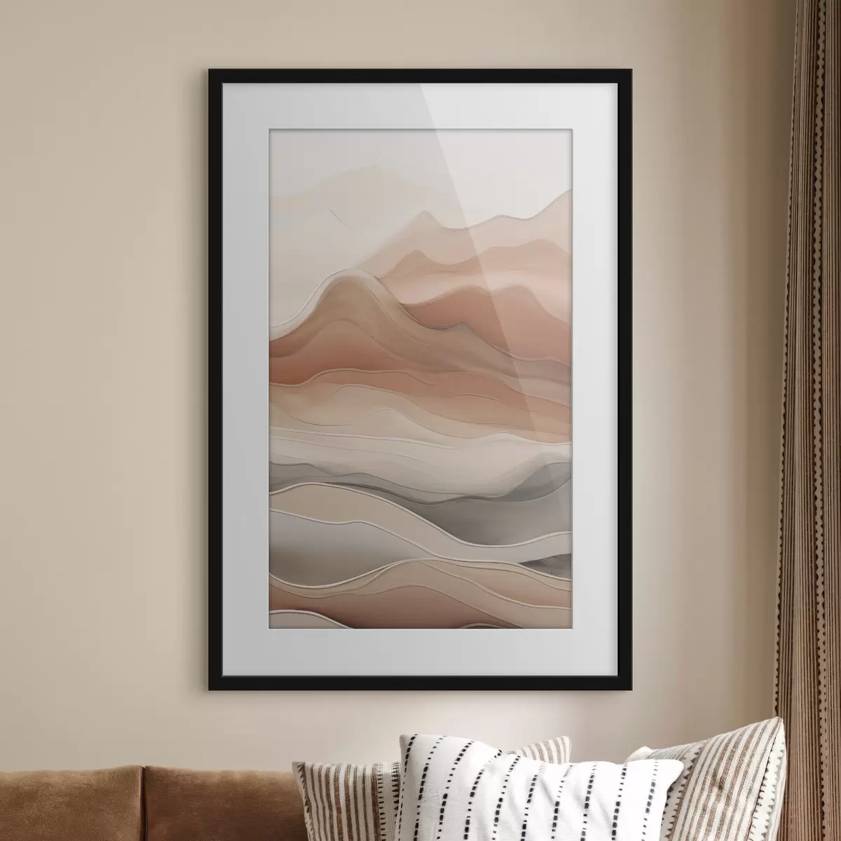 Affiche Abstraction neutre f49997