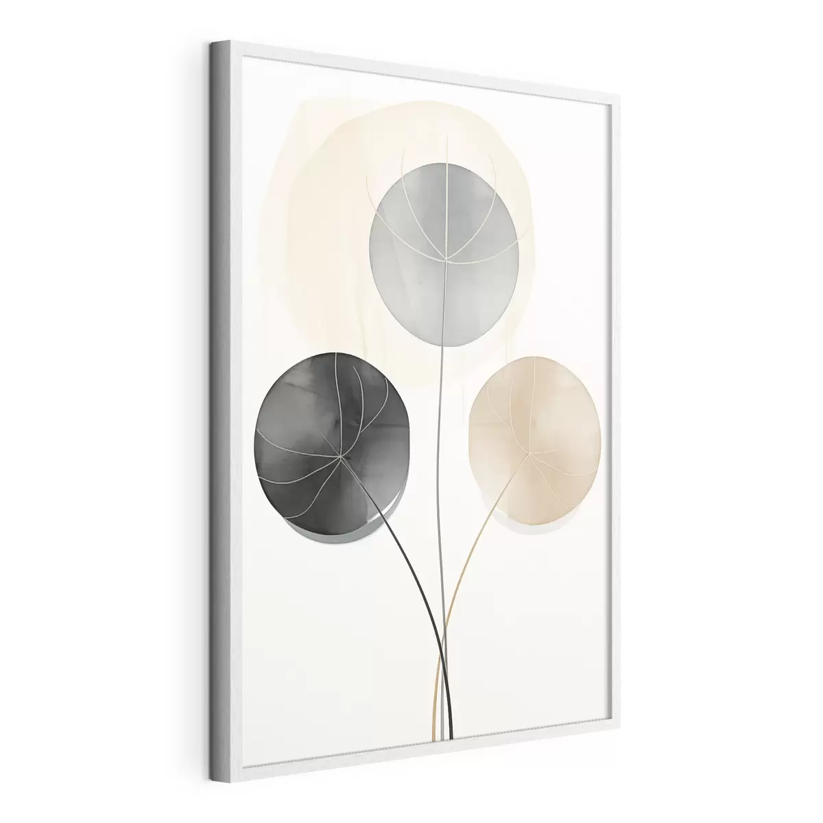 Affiche Peinture aux tons clairs f49998
