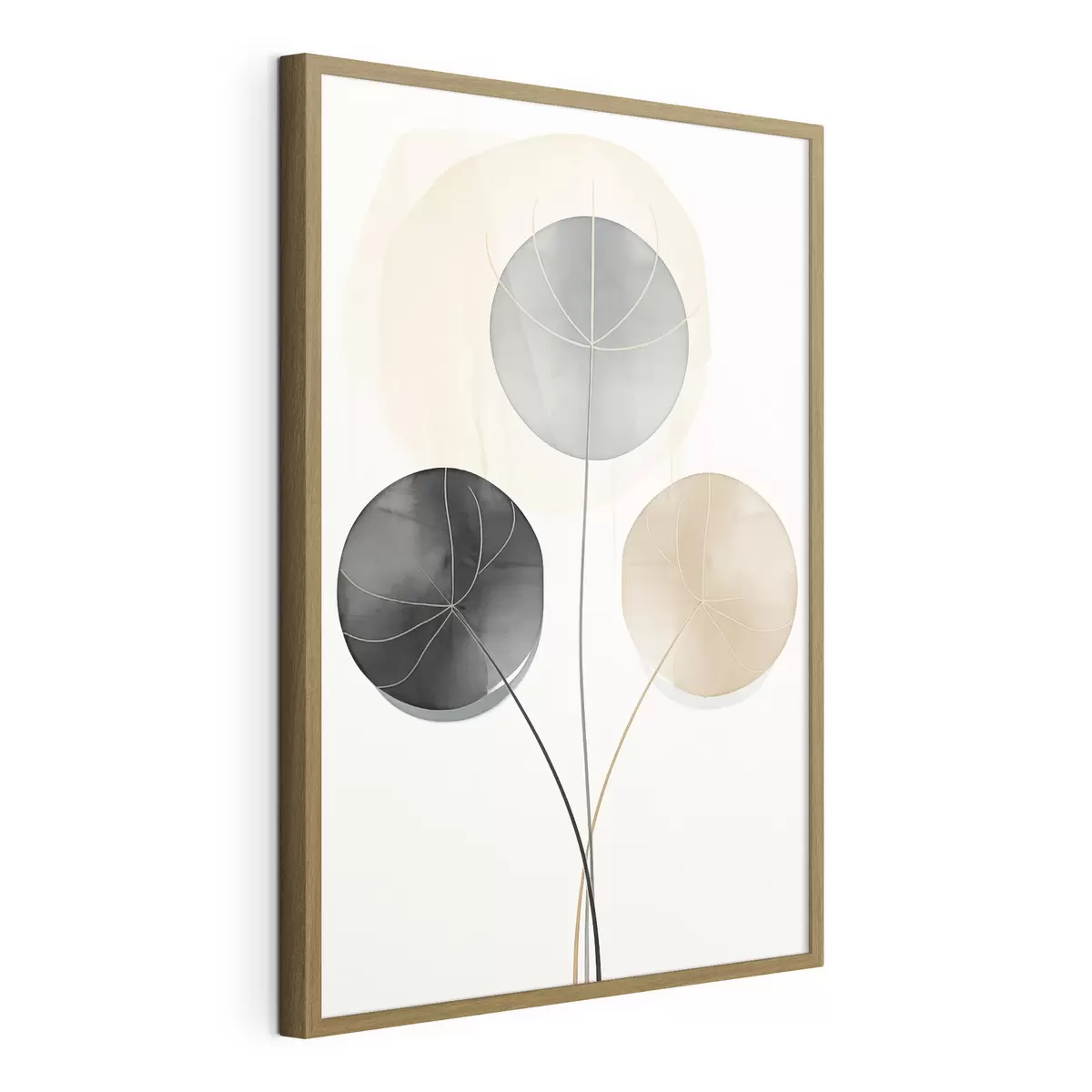 Affiche Peinture aux tons clairs f49998