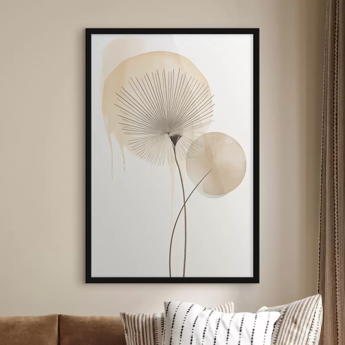 Affiche Composition beige f49999