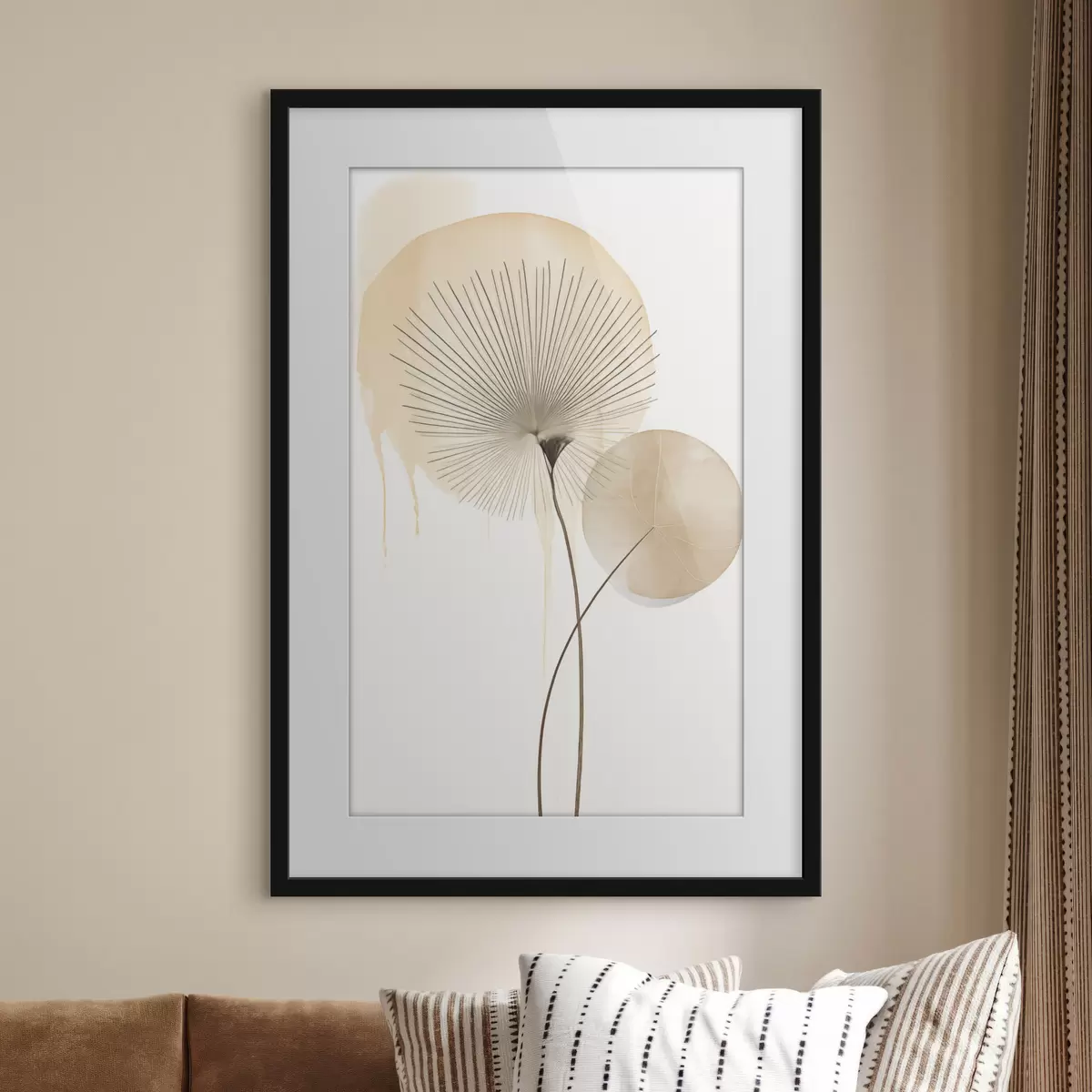 Affiche Composition beige f49999