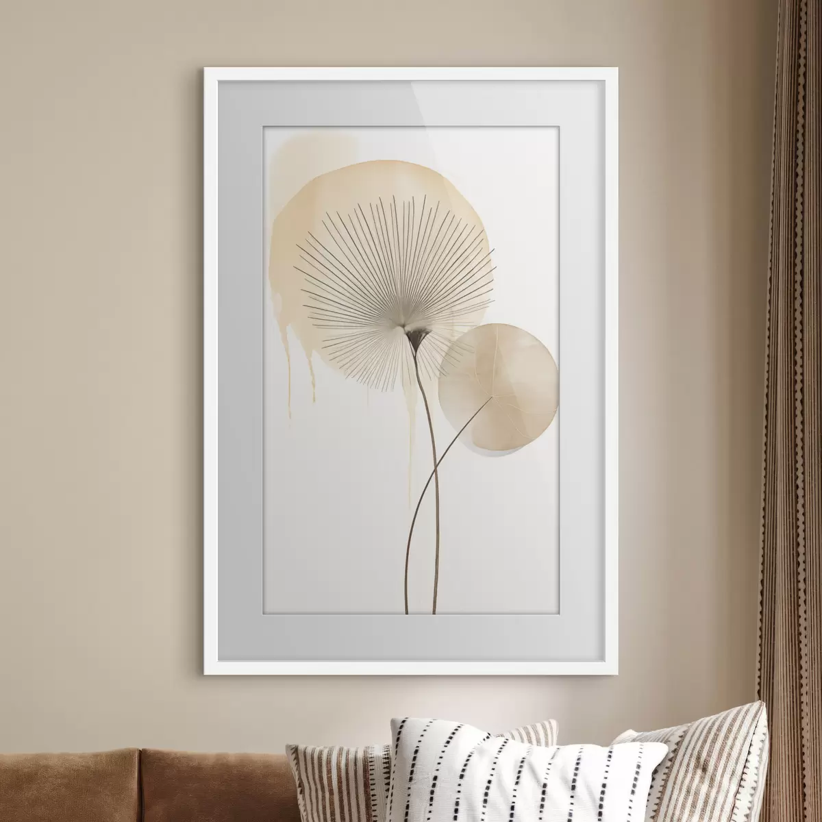 Affiche Composition beige f49999