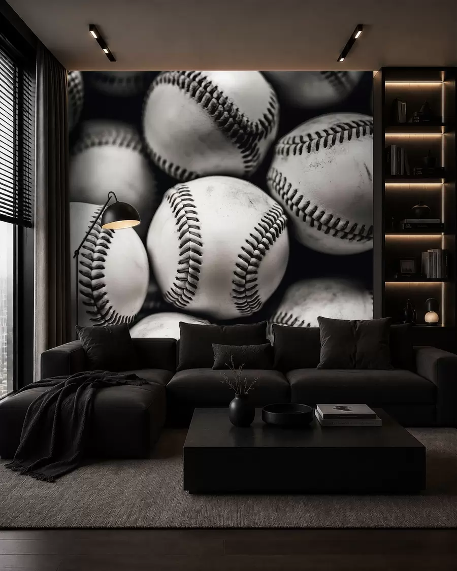 Papier peint photo Balles de baseball w09966