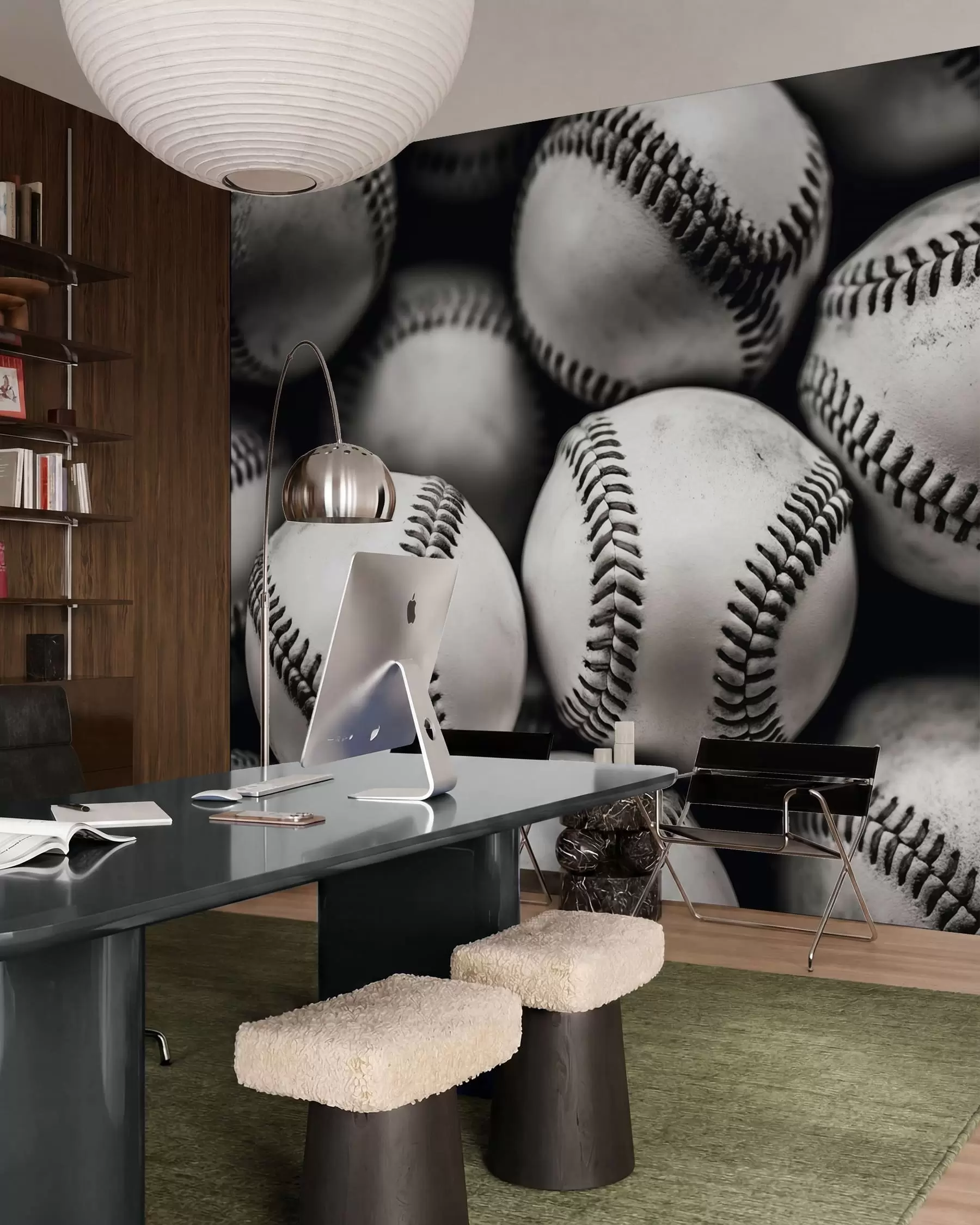 Papier peint photo Balles de baseball w09966