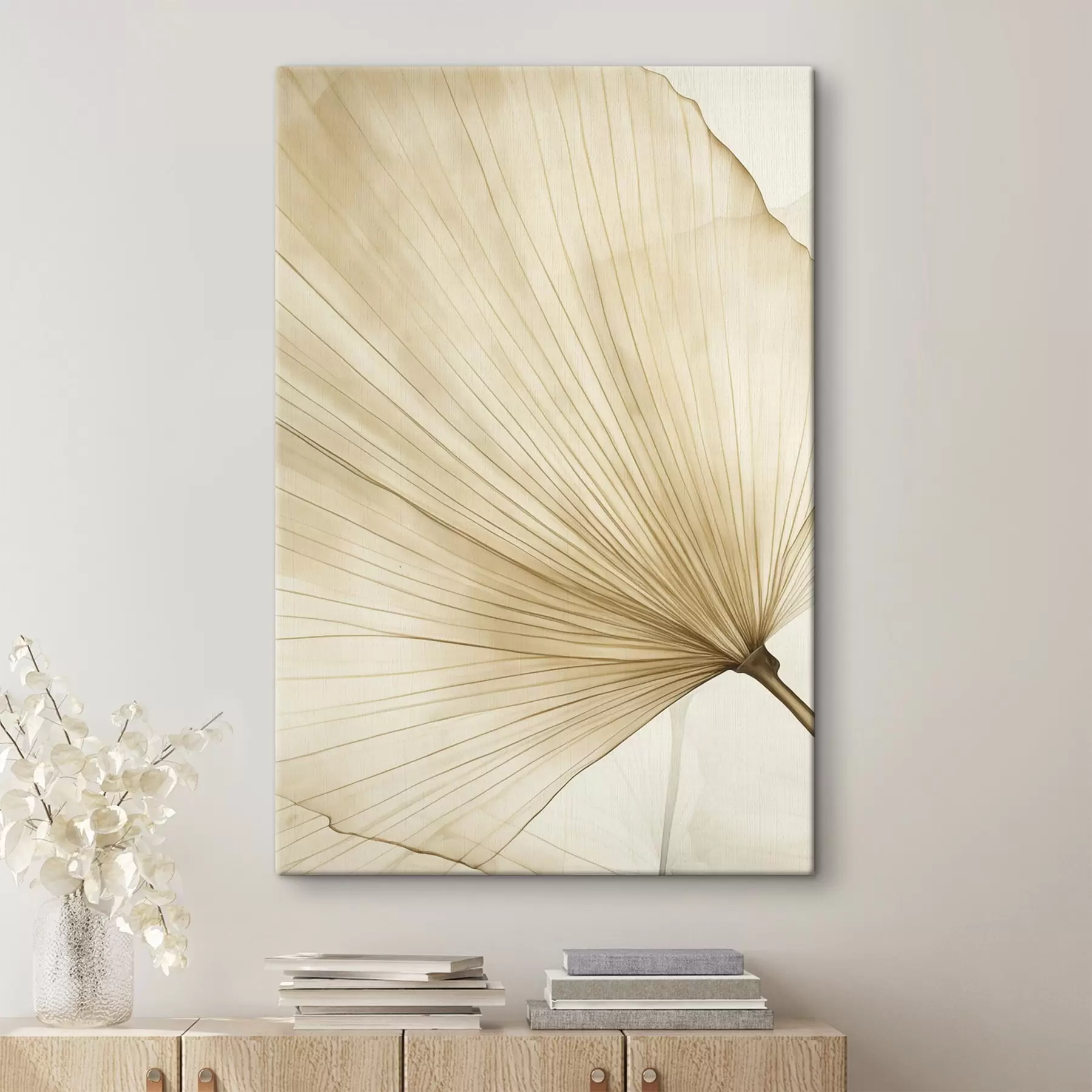  Peintures Feuille de palmier claire s50021