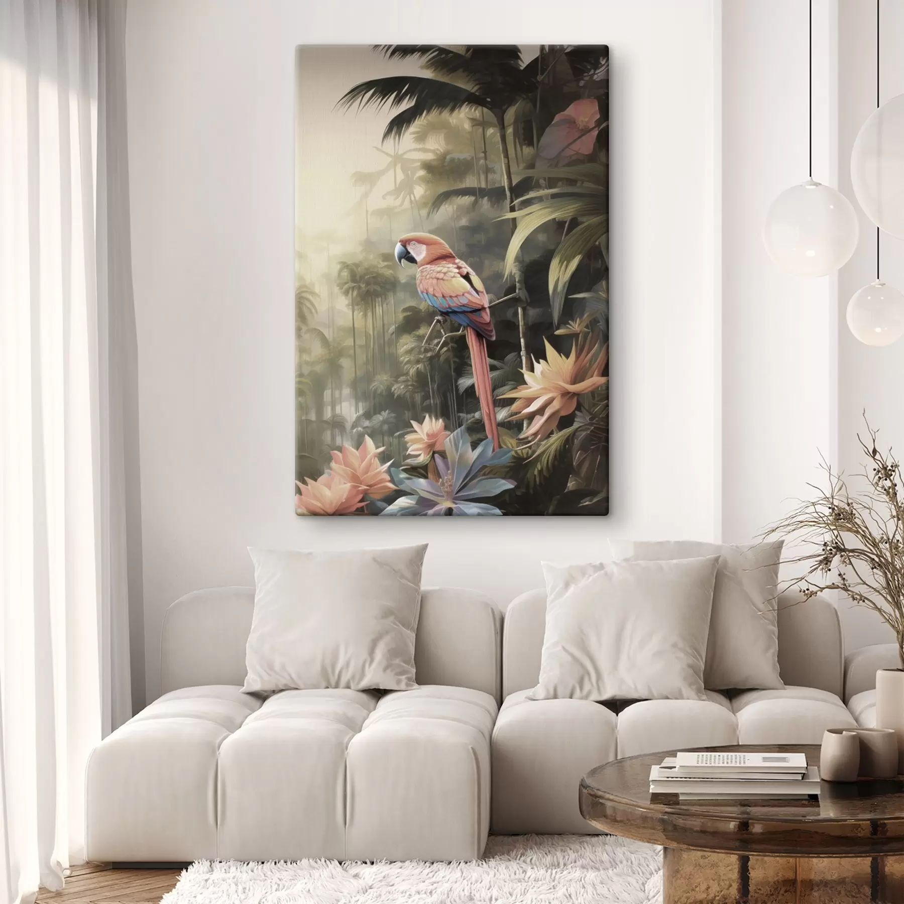  Schilderijen Tropische flamingo's s50027