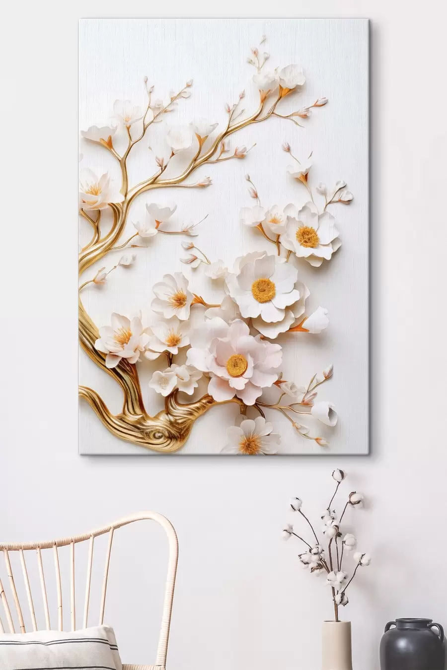  Peintures Magnolias blancs s50033