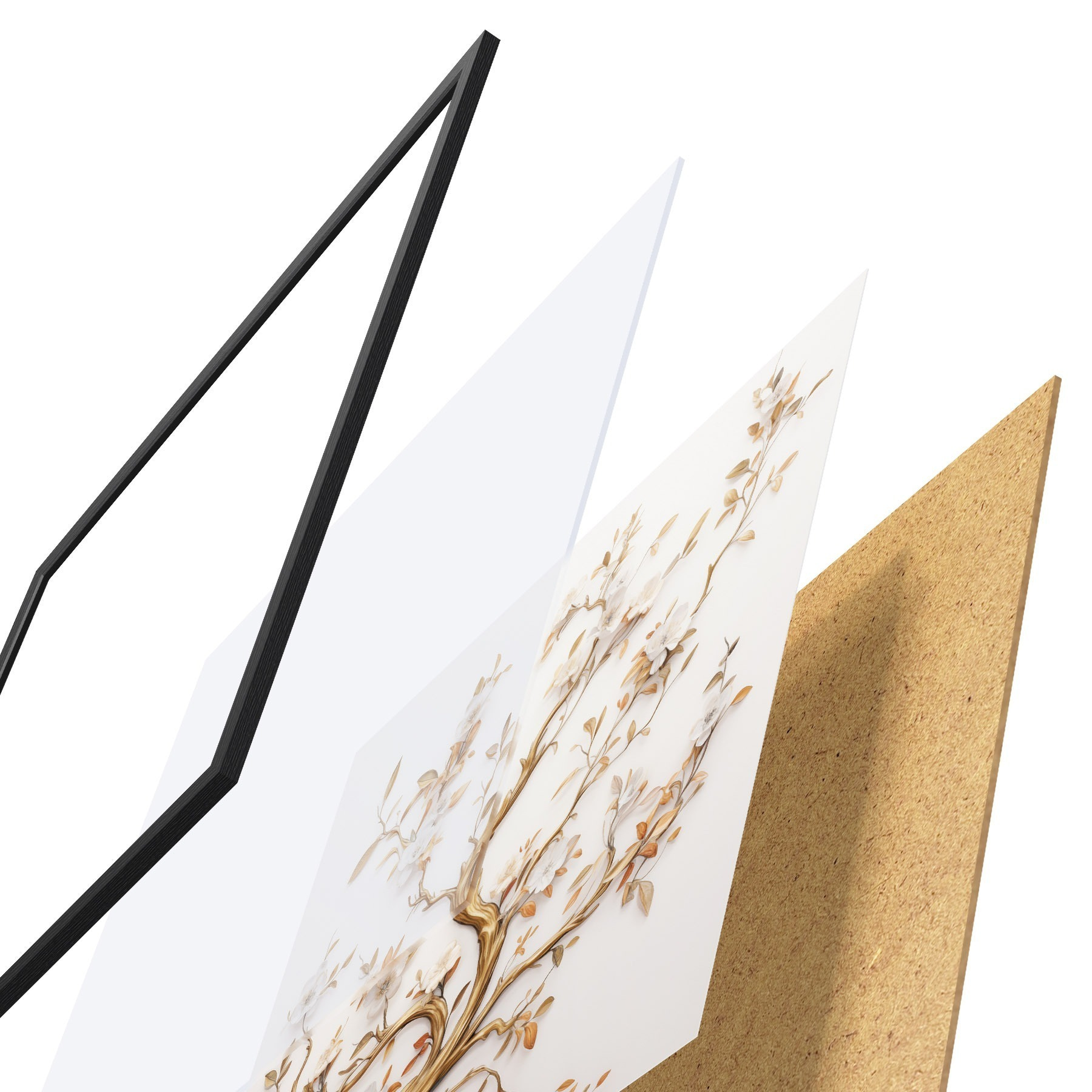 Affiche Arbre à fleurs f50020