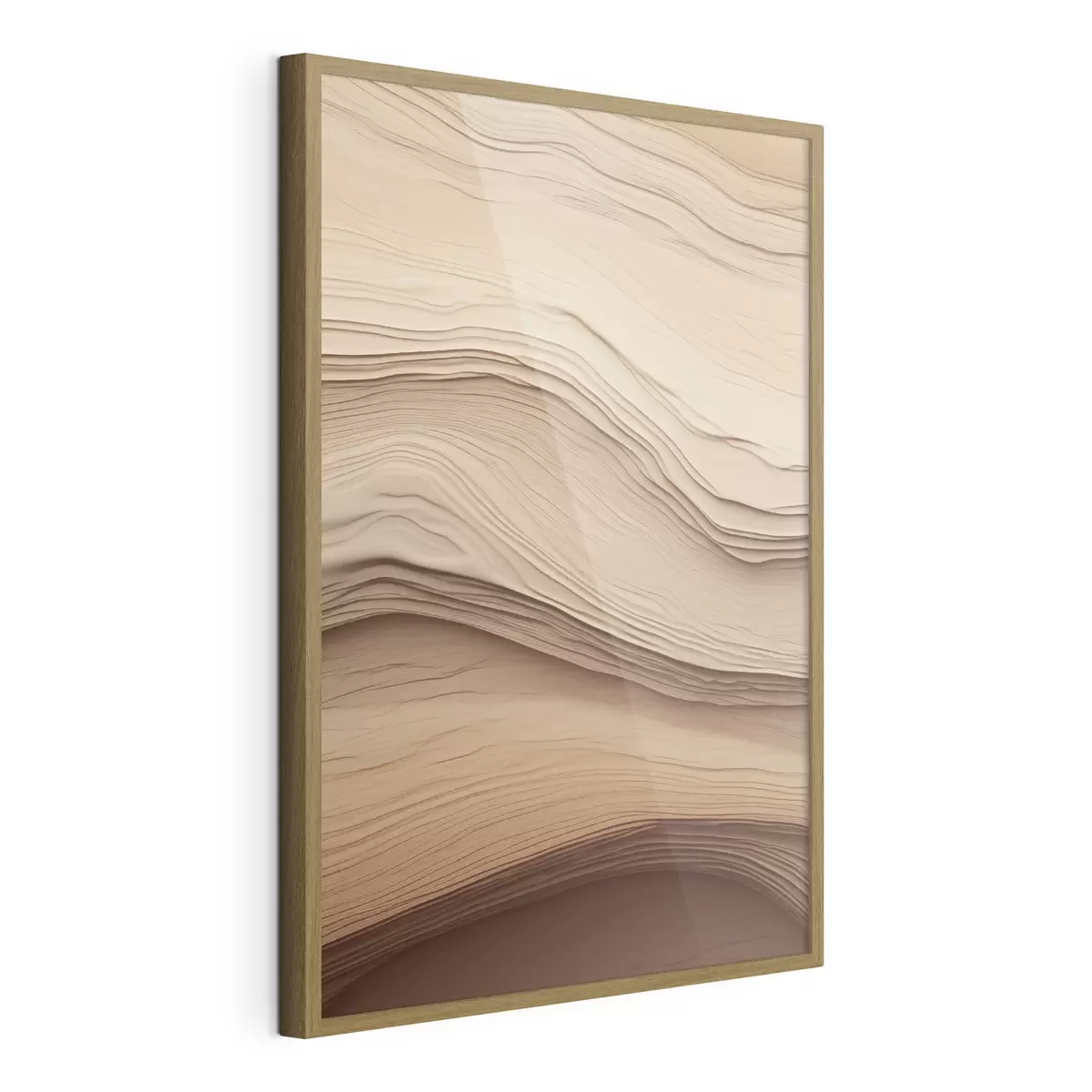 Affiche Abstraction beige f50023
