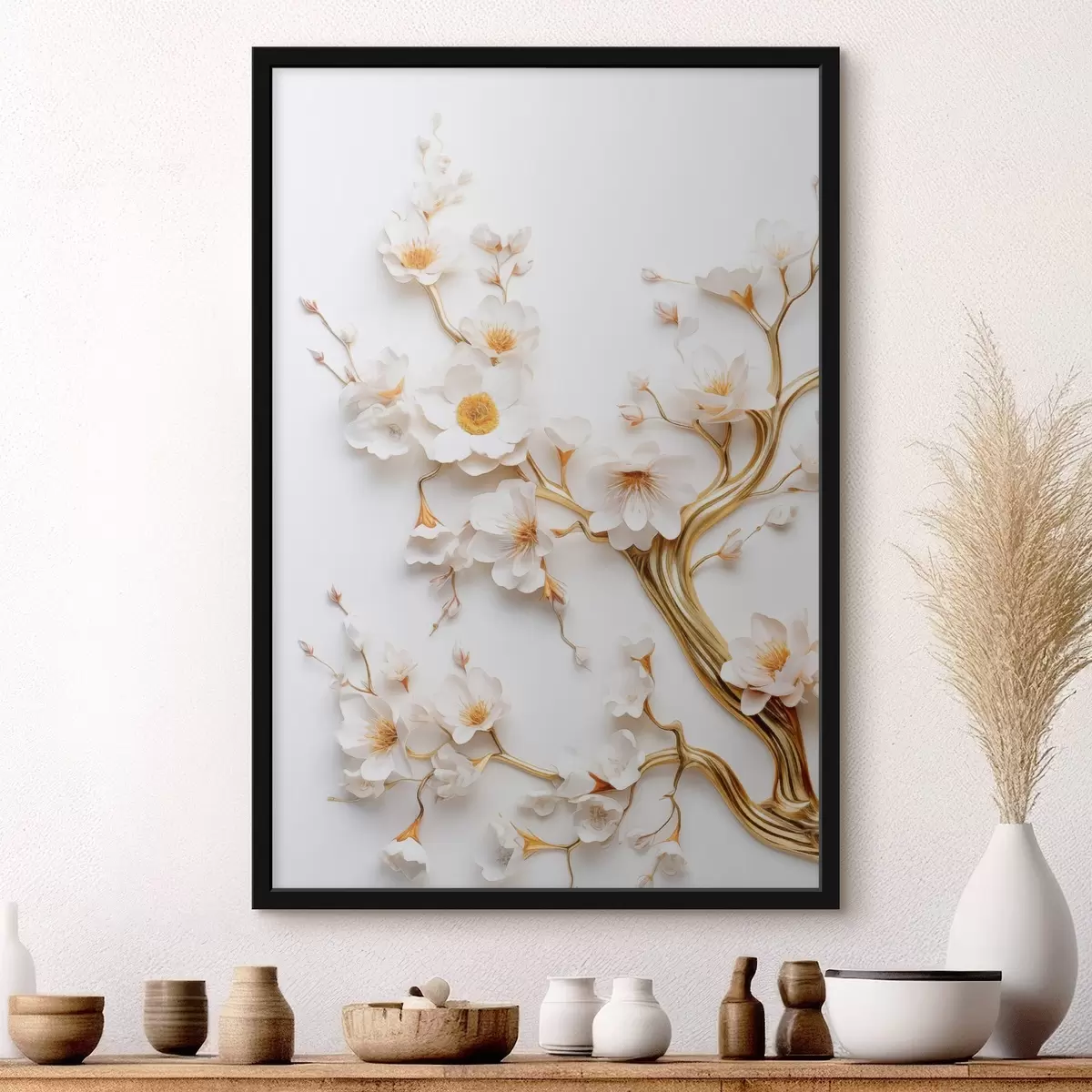 Affiche Branche fleurie f50032